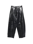Pantaloni per donna Alysi neri con finitura lucida 266123 A6201 NOTTE ALYSI 