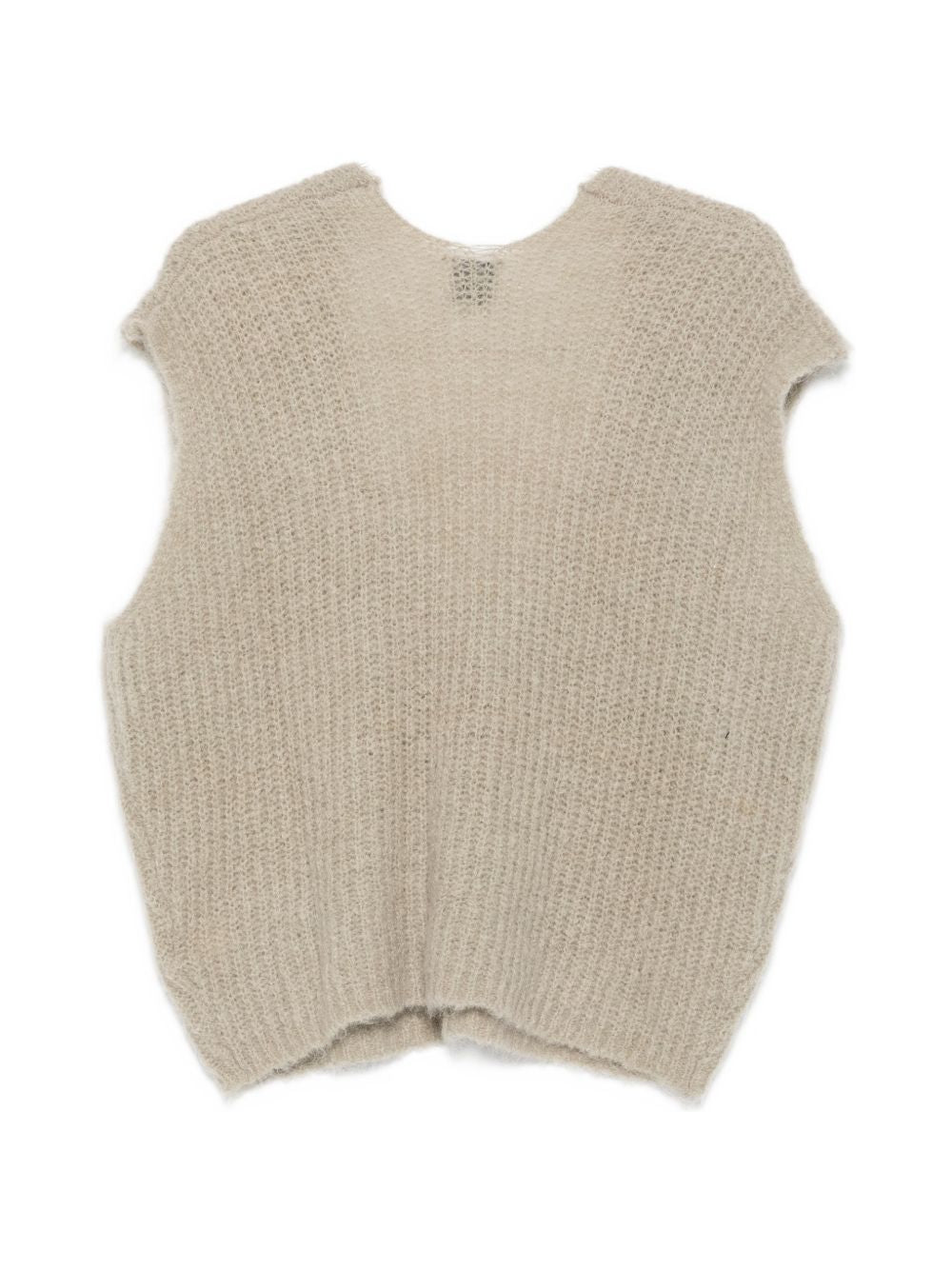 Gilet per donna Alysi beige con scollo a V 266424 A6013 PIET ALYSI 