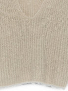Gilet per donna Alysi beige con scollo a V 266424 A6013 PIET ALYSI 