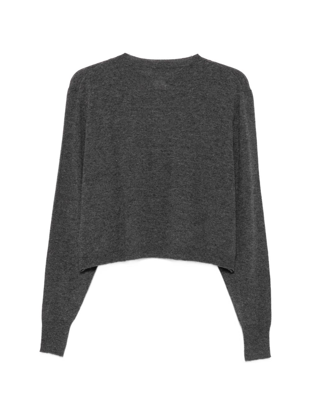 Maglione per donna Alysi grigio con chiusura con bottoni sul davanti 266429 A6008 AN ALYSI 
