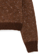 Maglione per donna Alysi marrone con collo alto 266431 A6056 CG ALYSI 