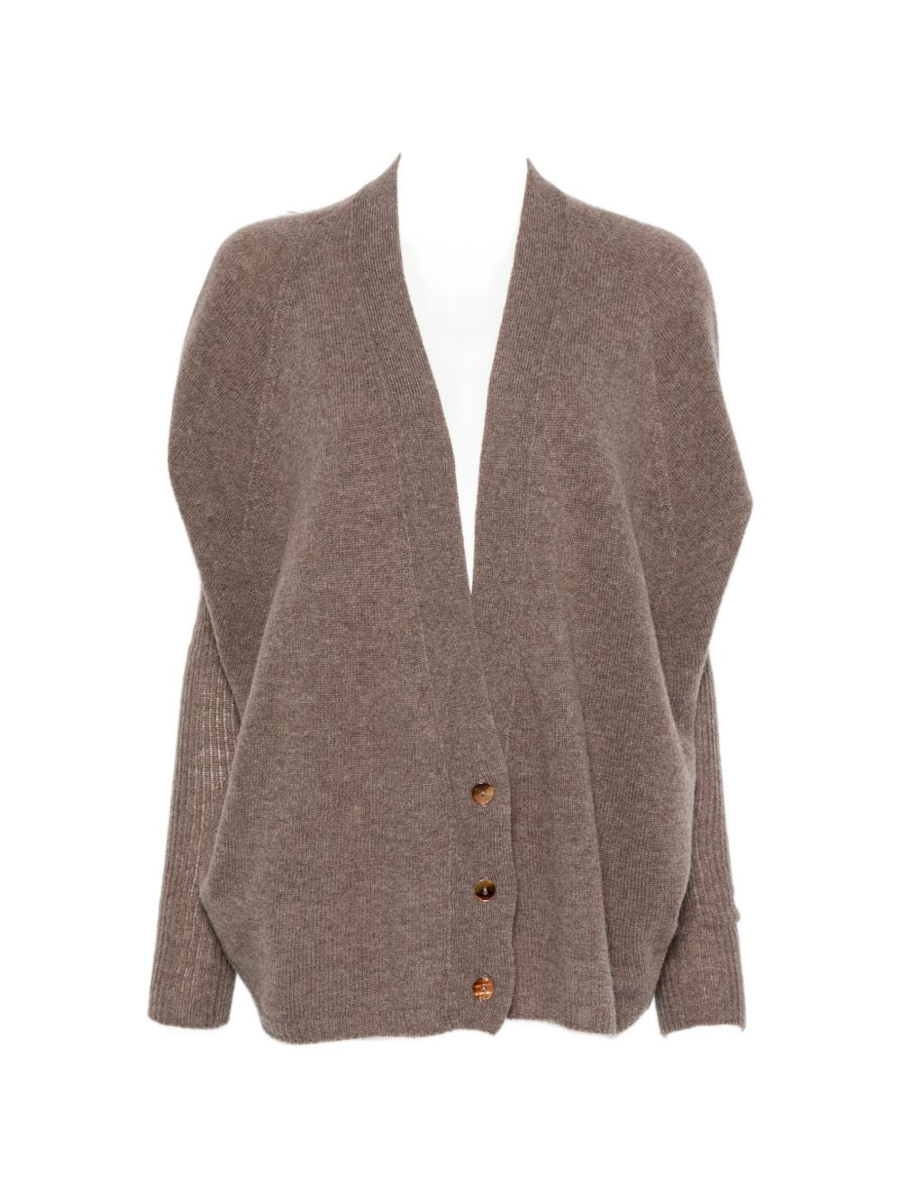 Cardigan per donna Alysi marrone con scollo a V 266432 A6008 CAST ALYSI 