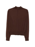 Maglione per donna Alysi marrone con collo alto 266457 A6047 CACAO ALYSI 