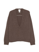 Maglione per donna Alysi marrone con scollo a V 266468 A6223 CAFFE ALYSI 