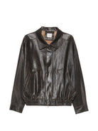 Giubbino per donna Alysi marrone con colletto a punta 266901 A6042 CAFFE ALYSI 