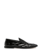 Mocassini per donna Alysi nere con dettagli arricciati 366608 A6100 NE ALYSI 