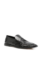 Mocassini per donna Alysi nere con dettagli arricciati 366608 A6100 NE ALYSI 