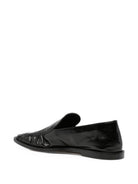 Mocassini per donna Alysi nere con dettagli arricciati 366608 A6100 NE ALYSI 