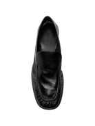 Mocassini per donna Alysi nere con dettagli arricciati 366608 A6100 NE ALYSI 