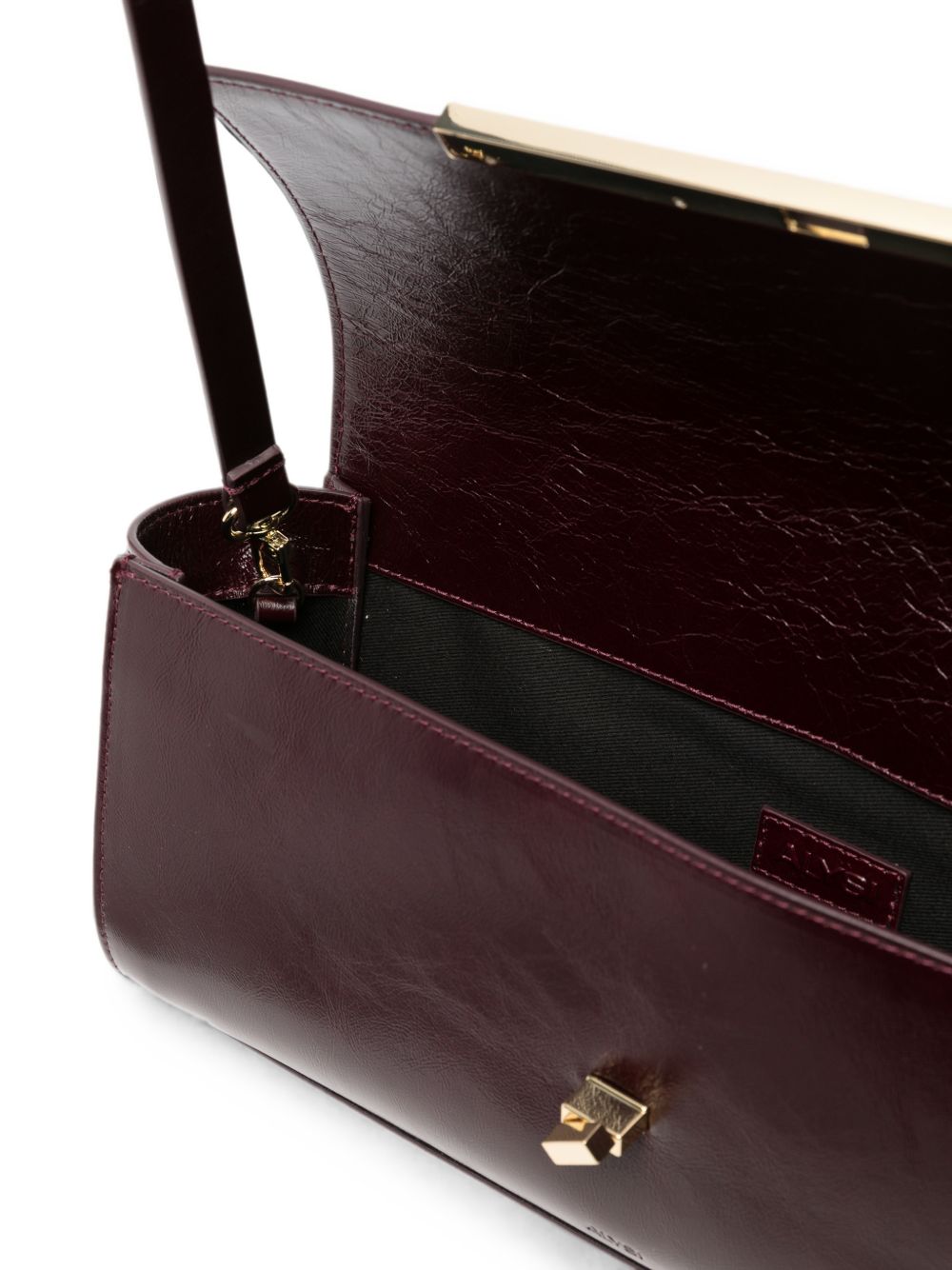 Borsa per donna Alysi bordeaux con dettagli metallici dorati 366667 A6110 MER ALYSI 