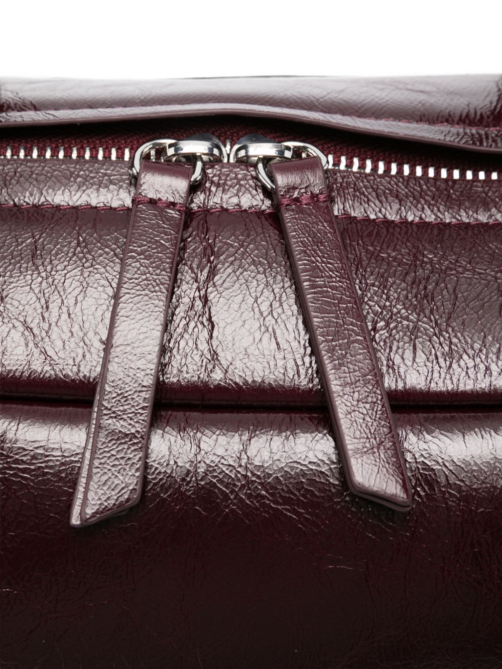 Borsa per donna Alysi bordeaux con finitura lucida 366680 A6110 MER ALYSI 