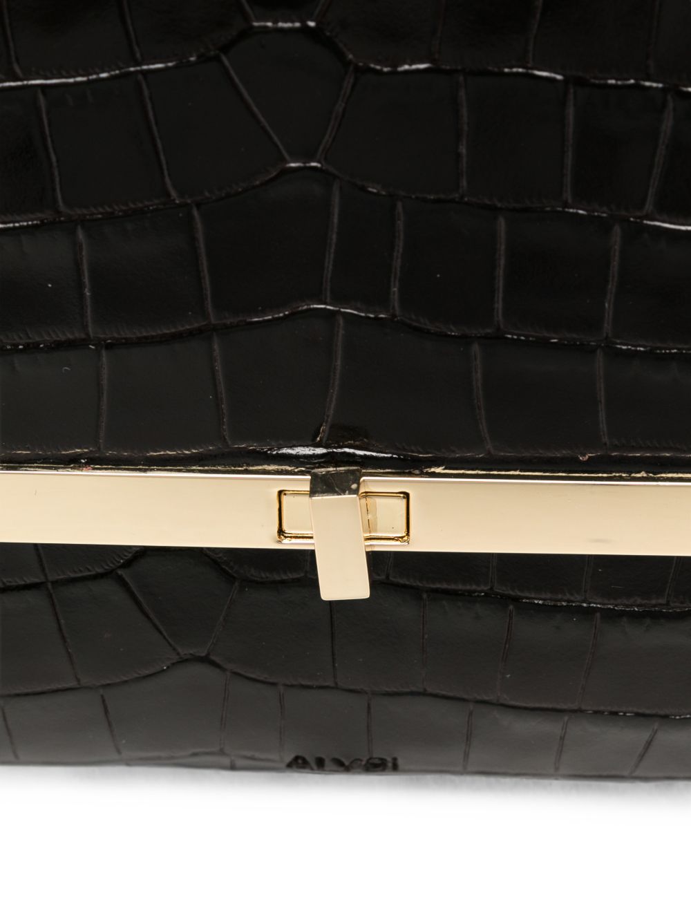 Borsa per donna Alysi marrone con effetto coccodrillo 366682 A6110 FOND ALYSI 