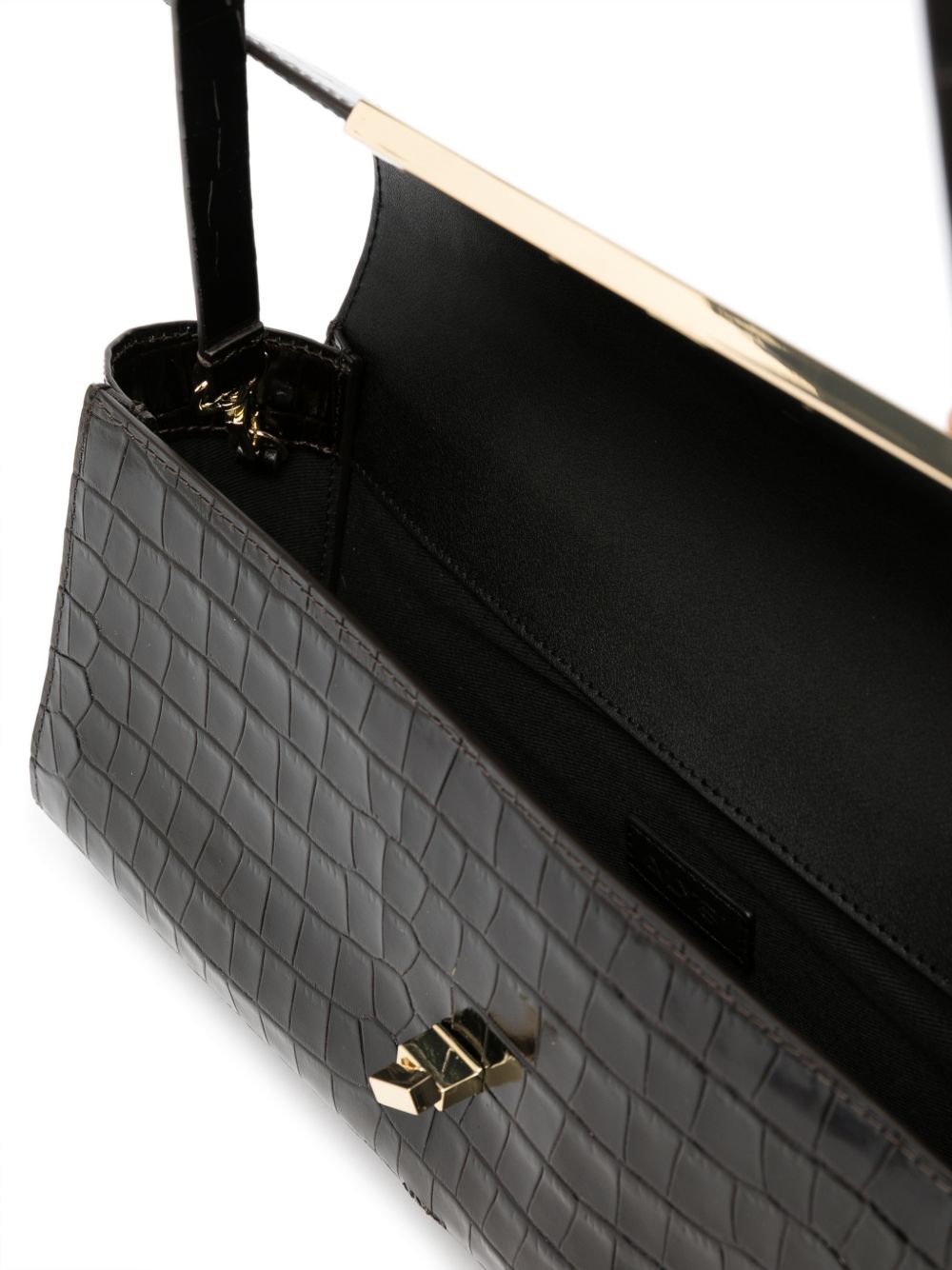 Borsa per donna Alysi marrone con effetto coccodrillo 366682 A6110 FOND ALYSI 