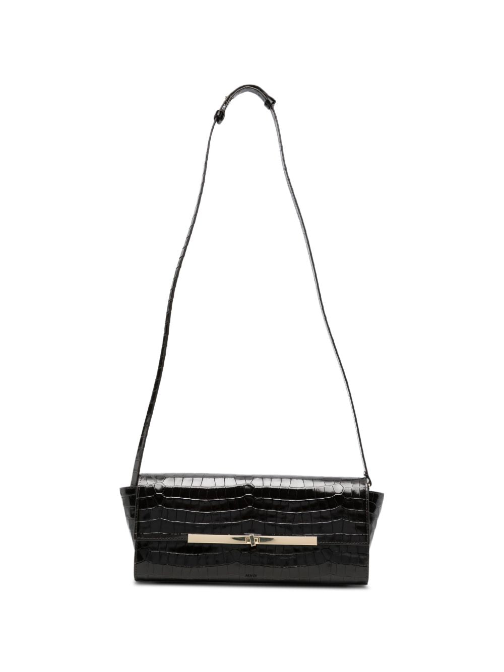 Borsa per donna Alysi marrone con effetto coccodrillo 366682 A6110 FOND ALYSI 