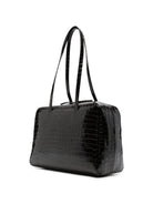 Borsa tote per donna Alysi  marrone con texture coccodrillo 366686 A6110 FOND ALYSI 