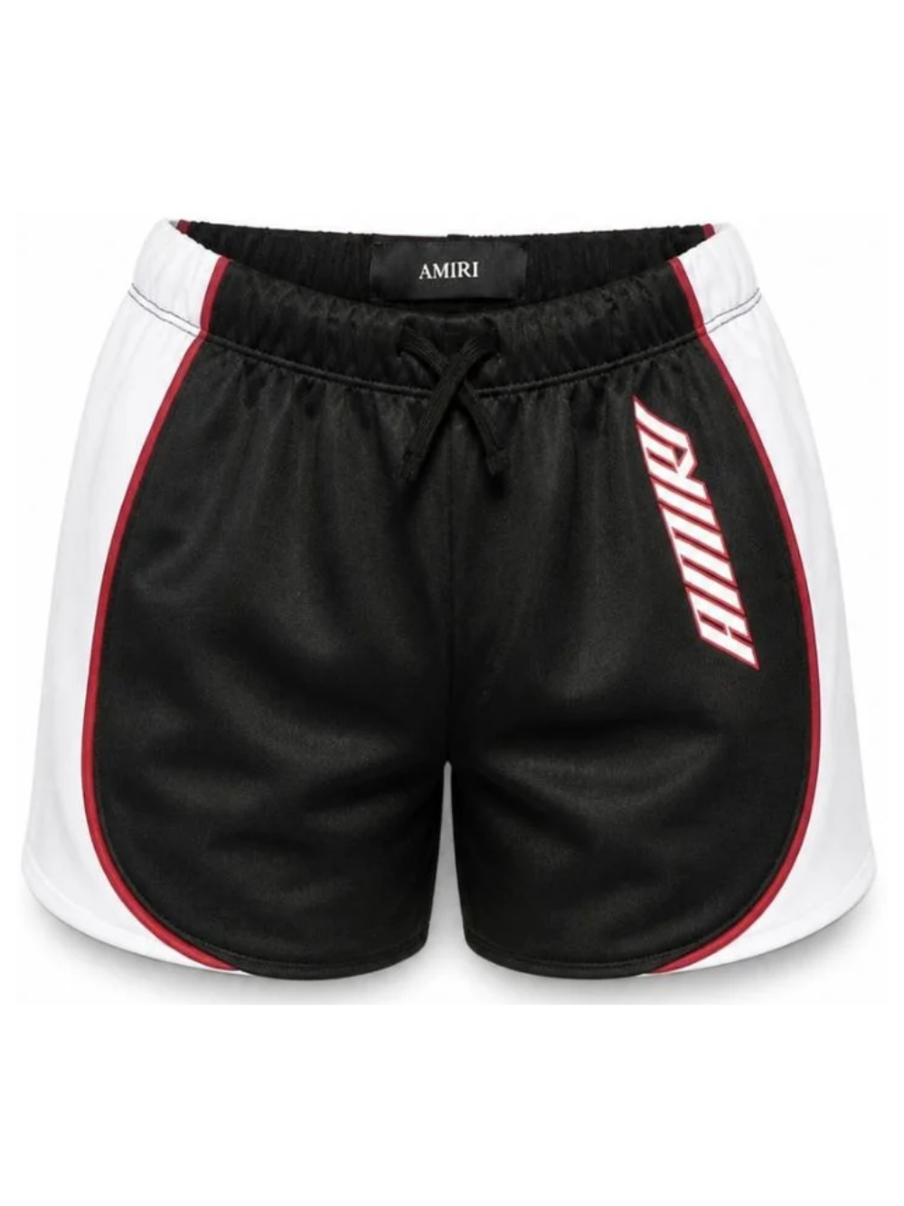 Shorts per bambino Amiri Kids nero con logo sul davanti ACBMSO1006 001 AMIRI KIDS 