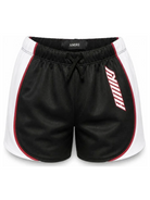 Shorts per bambino Amiri Kids nero con logo sul davanti ACBMSO1006 001 AMIRI KIDS 