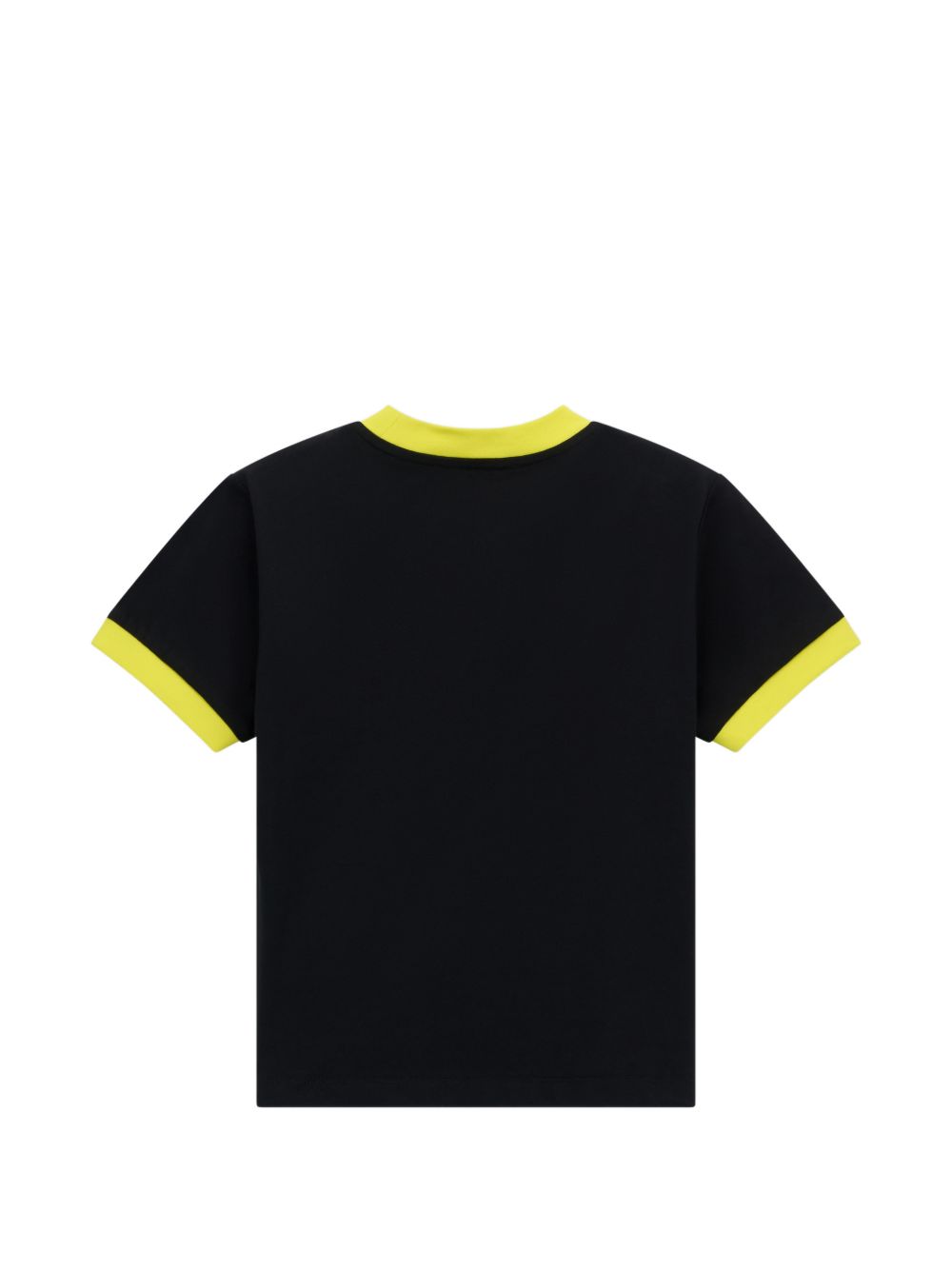 T-shirt per bambino Amiri Kids nera con logo sul davanti ACTOJR1029 001 AMIRI KIDS 