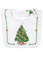Bavaglino per neonati Atelier Choux Paris bianco con decorazione natalizia BI-CS-CHR I-U ATELIER CHOUX PARIS KIDS 