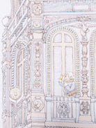 Coperta per neonati Atelier Choux Paris con stampa grafica Monceau Mansion CA-CQ-CHC H-U ATELIER CHOUX PARIS KIDS 