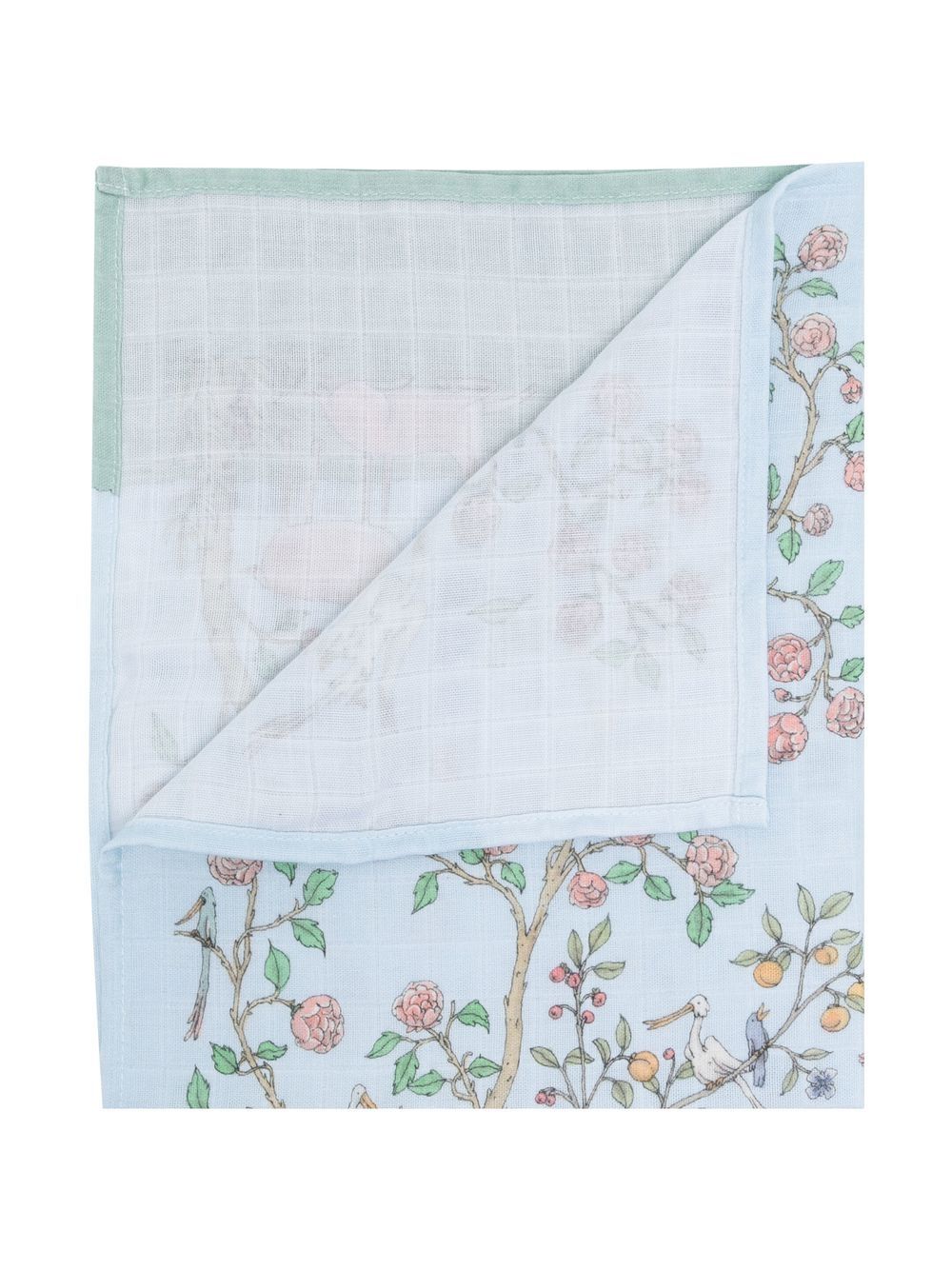 Coperta per neonati Atelier Choux Paris azzurra stampa grafica all-over CA-CQ-IBB L-U ATELIER CHOUX PARIS KIDS 