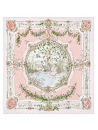 Coperta per neonati Atelier Choux Paris rosa chiaro con stampa logo sul davanti CA-CQ-TAP P-U ATELIER CHOUX PARIS KIDS 