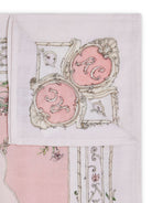 Coperta per neonati Atelier Choux Paris rosa chiaro con stampa logo sul davanti CA-CQ-TAP P-U ATELIER CHOUX PARIS KIDS 