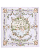 Coperta per neonati Atelier Choux Paris lavanda con stampa logo sul davanti CA-CQ-TAV I-U ATELIER CHOUX PARIS KIDS 