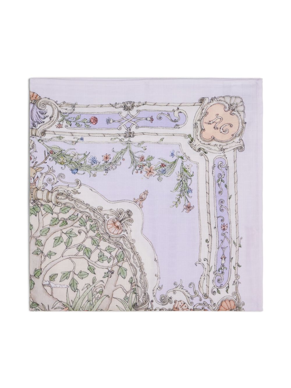 Coperta per neonati Atelier Choux Paris lavanda con stampa logo sul davanti CA-CQ-TAV I-U ATELIER CHOUX PARIS KIDS 