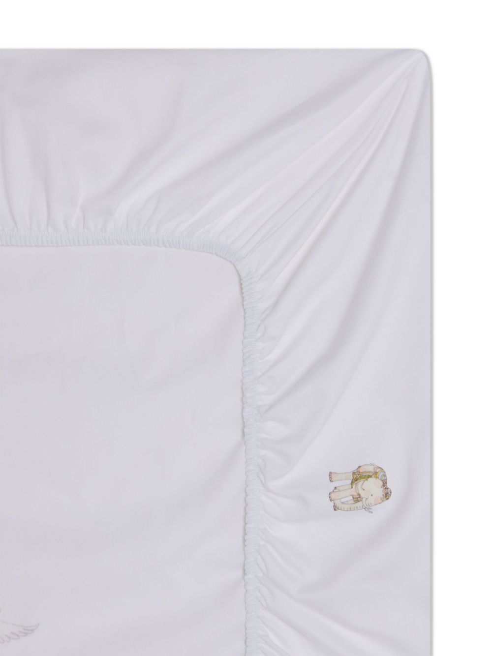 Lenzuolo con stampa illustrazione per neonato Atelier Choux bianco con orlo elasticizzato FS-CS-CAR P-CR ATELIER CHOUX PARIS KIDS 