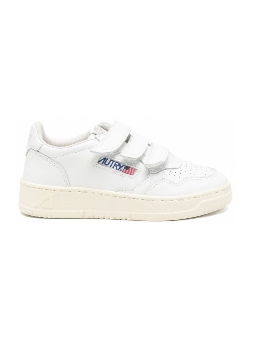 Sneakers per bambini Autry Kids bianco in pelle Medalist KILK FF03 AuTRY KIDS 