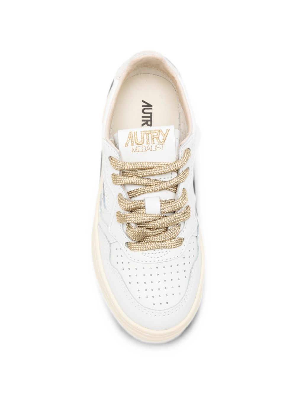 Sneakers Medalist per bambini Autry Kids bianche con patch con logo laterale KULK FI01 AuTRY KIDS 