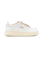 Sneakers Medalist per bambini Autry Kids bianche con patch con logo laterale KULK FI01 AuTRY KIDS 