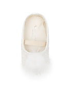 Ballerine per neonata BabyWalker Kids bianche con trama bouclé PB1621 IVORY BABYWALKER KIDS 