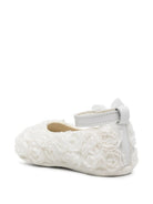 Ballerine per neonata BabyWalker Kids bianche con applicazione fiori all-over PB2654 WHITE BABYWALKER KIDS 