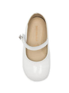 Ballerine per bambina BabyWalker bianche con decorazione in cristalli PB4833 WHITE BABYWALKER KIDS 