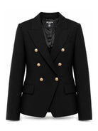 Blazer per bambina Balmain Kids nero con chiusura a doppiopetto BX2A04 I0196 930OR BALMAIN KIDS 