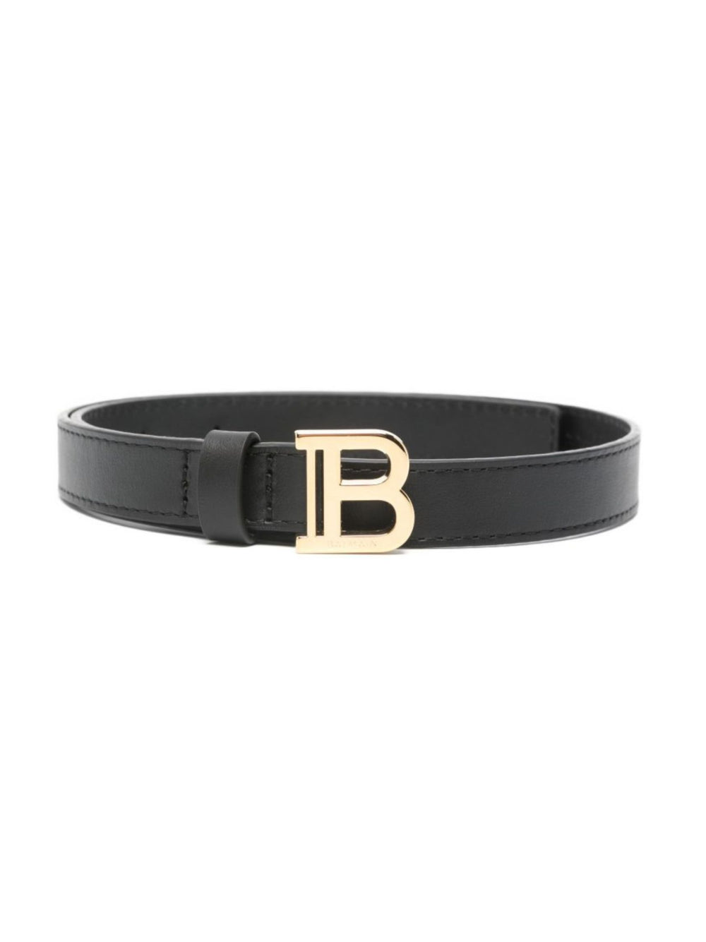 Cintura per bambina Balmain Kids nera con fibbia logo BY0C01 Z1371 930OR BALMAIN KIDS 