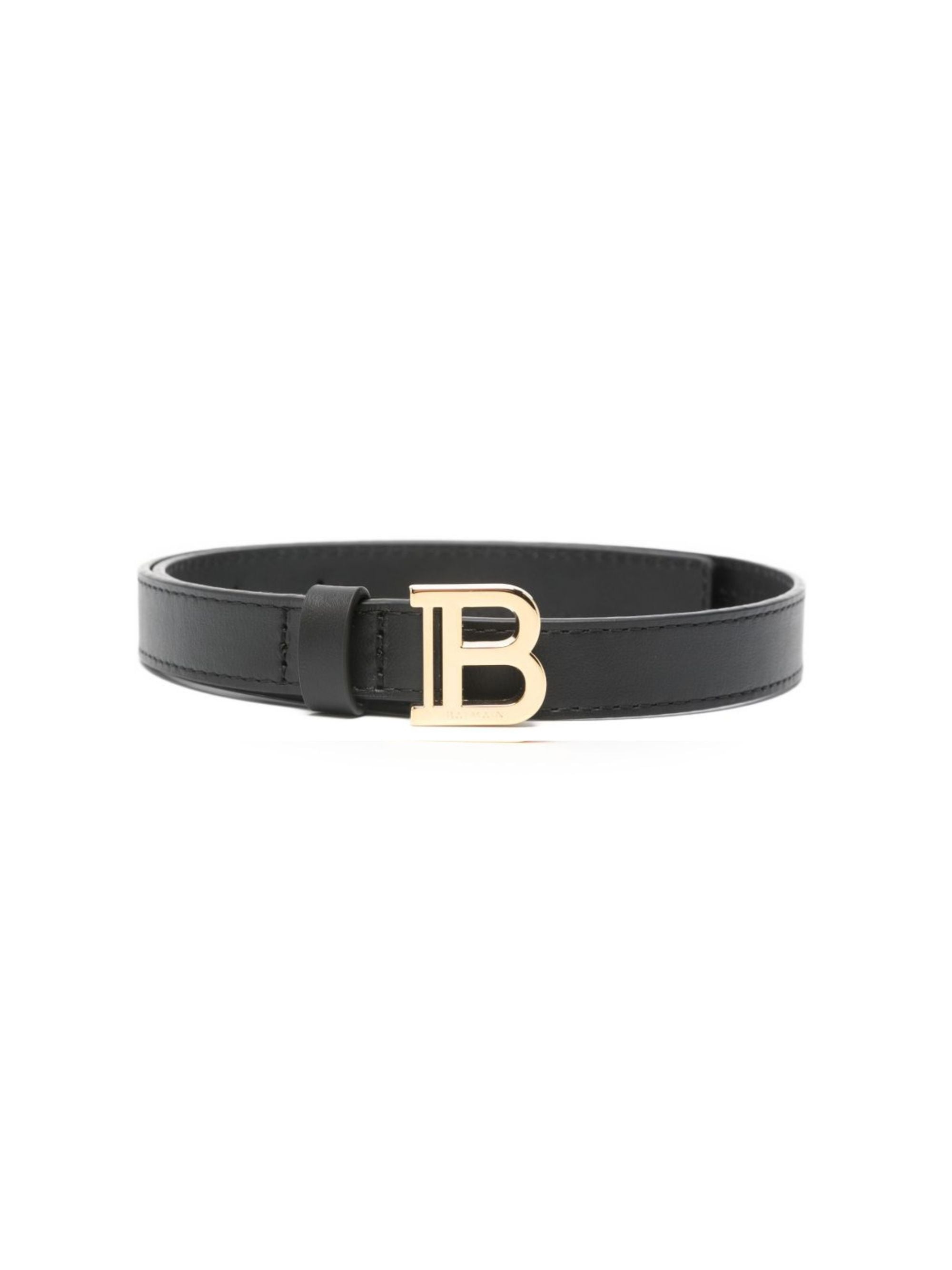 Cintura per bambina Balmain Kids nera con fibbia logo BY0C01 Z1371 930OR BALMAIN KIDS 