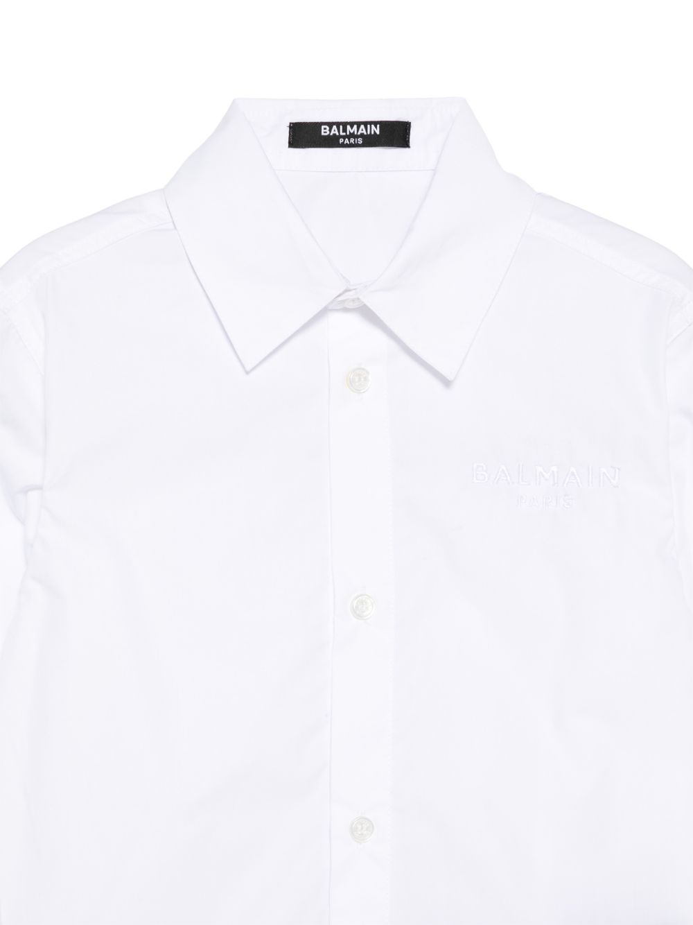 Camicia per bambino Balmain Kids bianca con colletto classico BY5P60 P0562 100NE BALMAIN KIDS 