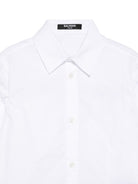 Camicia per bambino Balmain Kids bianca con colletto classico BY5P60 P0562 100NE BALMAIN KIDS 