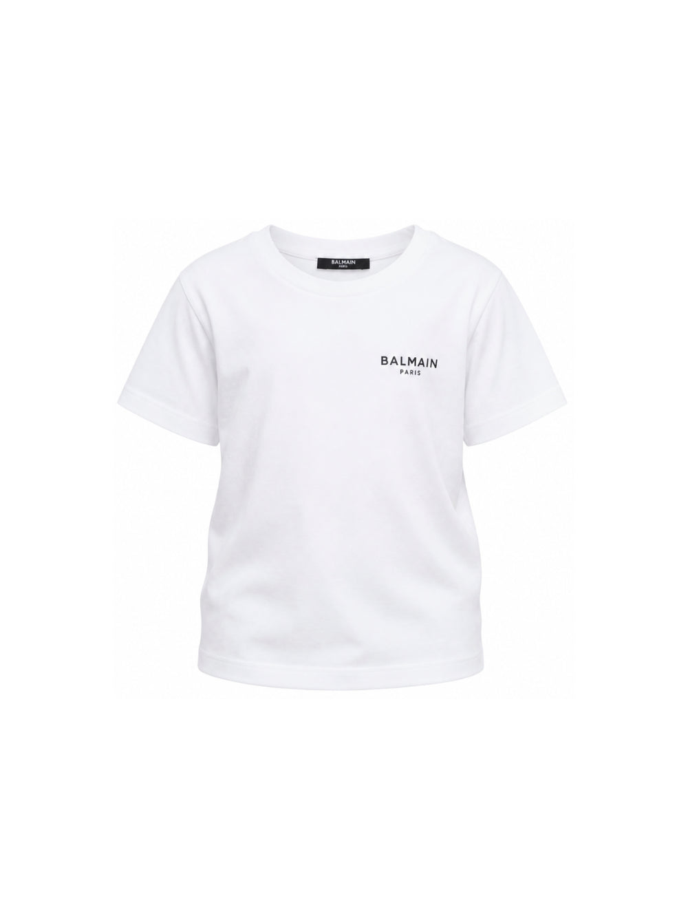 T-shirt per bambino Balmain Kids bianca con logo sul davanti BY8R31 Z3672 100NE BALMAIN KIDS 