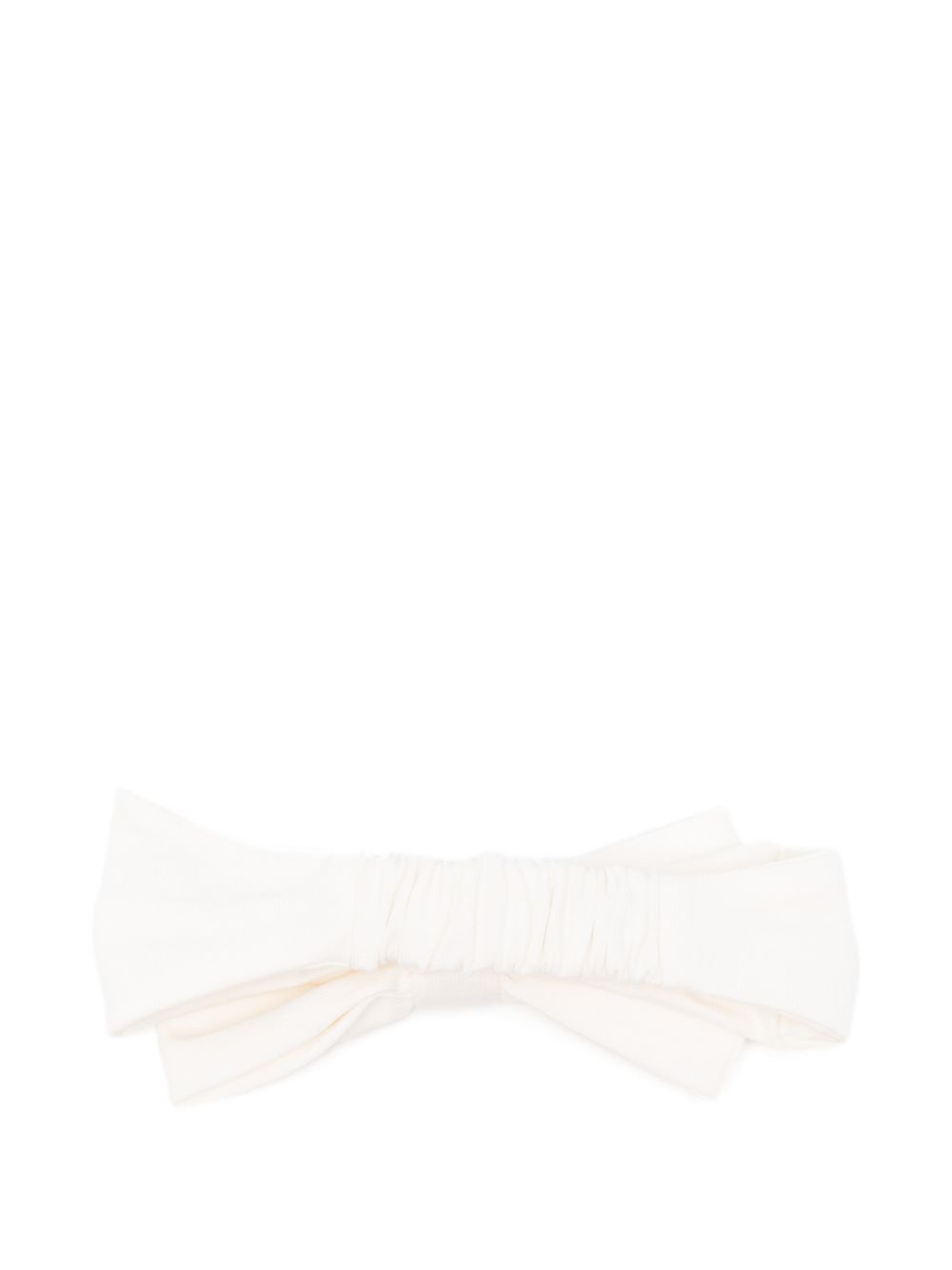 Fascia per capelli per neonata Balmain Kids bianca con dettaglio logo oro BZ0004 Z3672 102OR BALMAIN KIDS 
