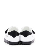 Sneakers per neonati Balmain Kids bianche e nere con logo sul davanti BZ0336 Y0051 100NE BALMAIN KIDS 