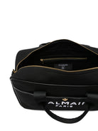 Borsa fasciatoio per neonati Balmain Kids nera con logo sul davanti BZ0508 Z0042 930BC BALMAIN KIDS 