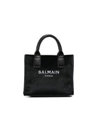 Borsa per bambina Balmain Kids nera con finitura in velluto BZ0B08 Z3391 930BC BALMAIN KIDS 