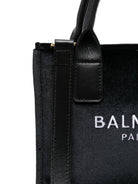 Borsa per bambina Balmain Kids nera con finitura in velluto BZ0B08 Z3391 930BC BALMAIN KIDS 