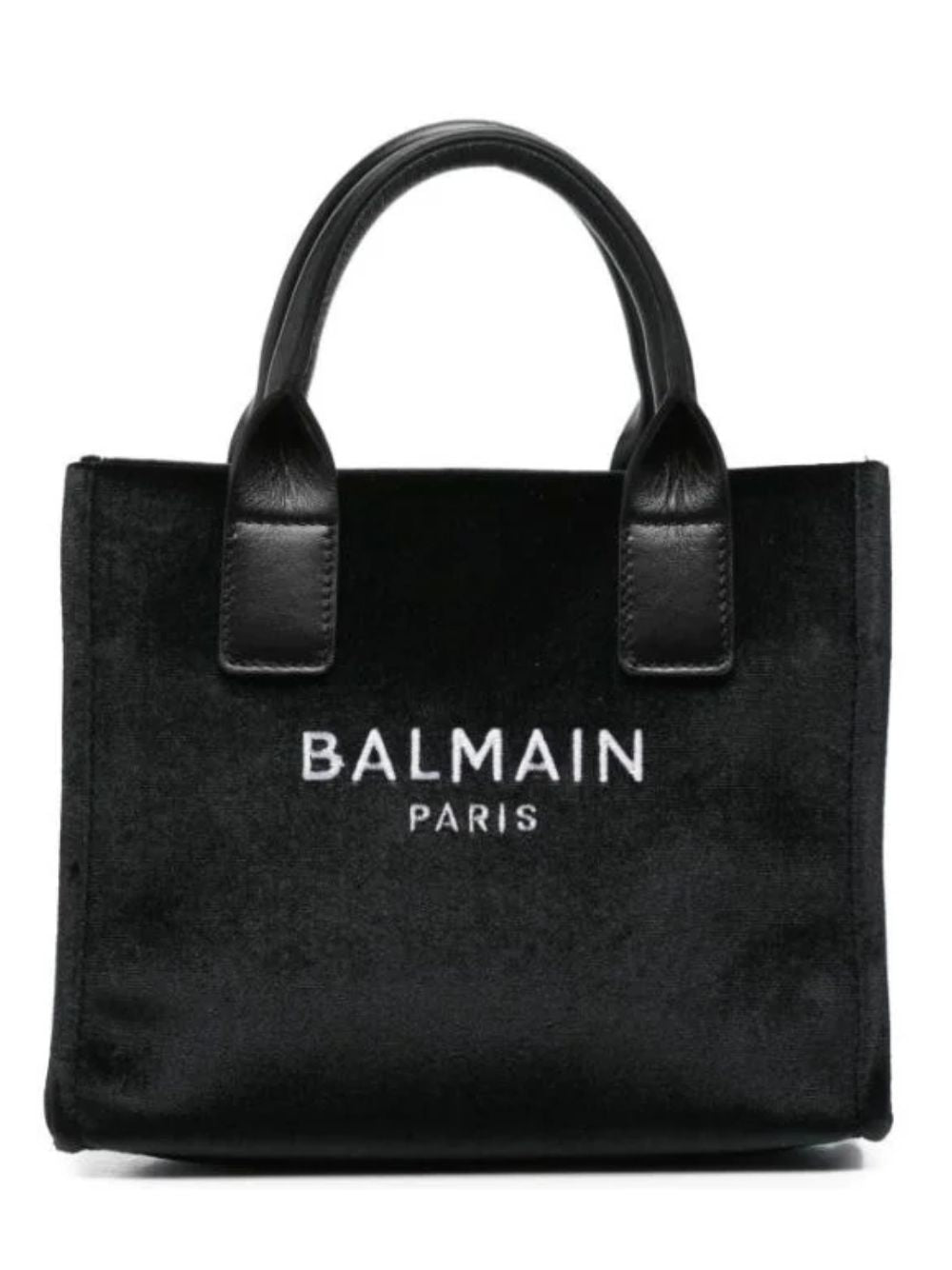 Borsa per bambina Balmain Kids nera con finitura in velluto BZ0B08 Z3391 930BC BALMAIN KIDS 