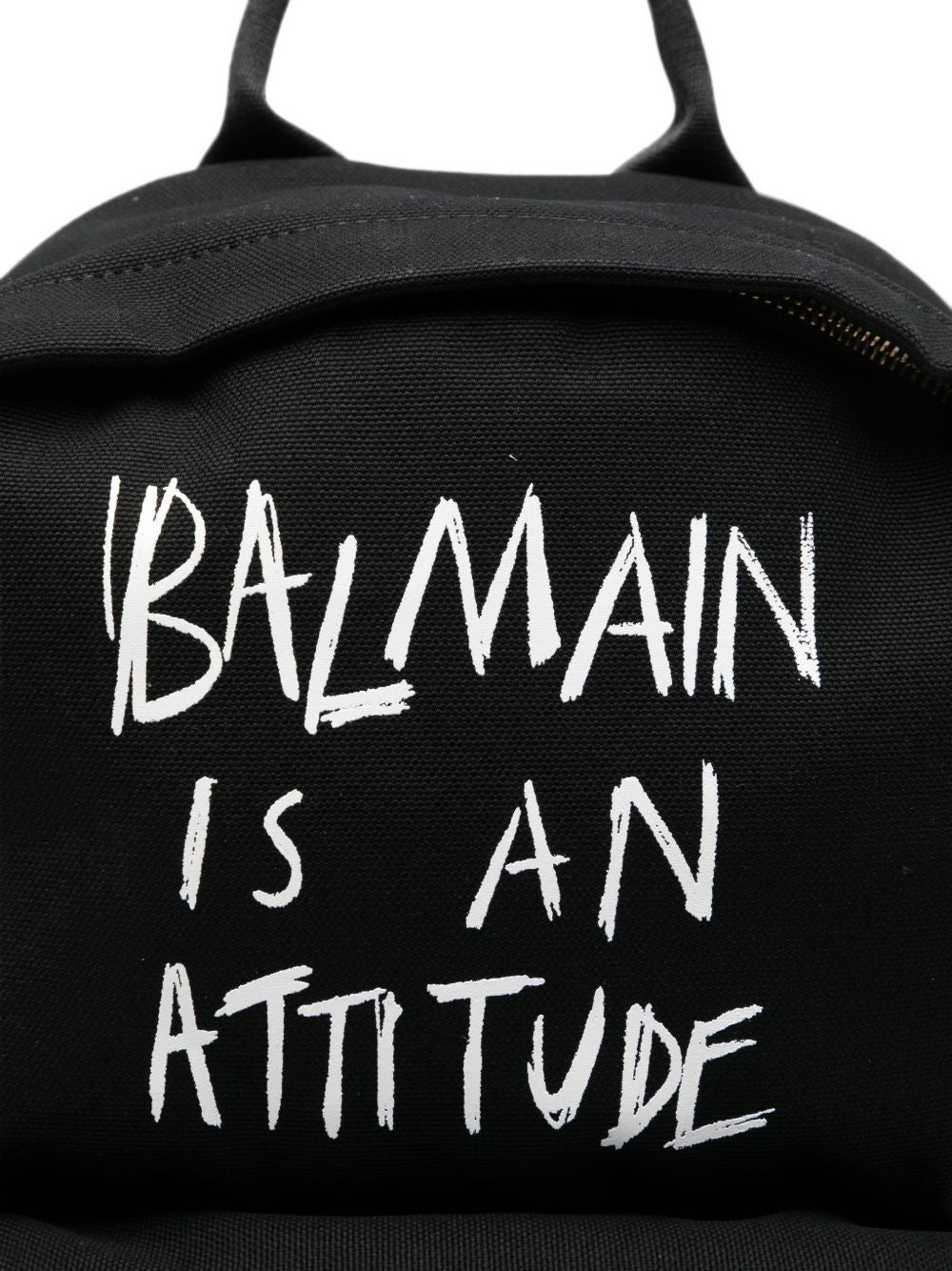 Zaino per bambini Balmain Kids nero con stampa grafica sul davanti BZ0I26 Z0042 930 BALMAIN KIDS 