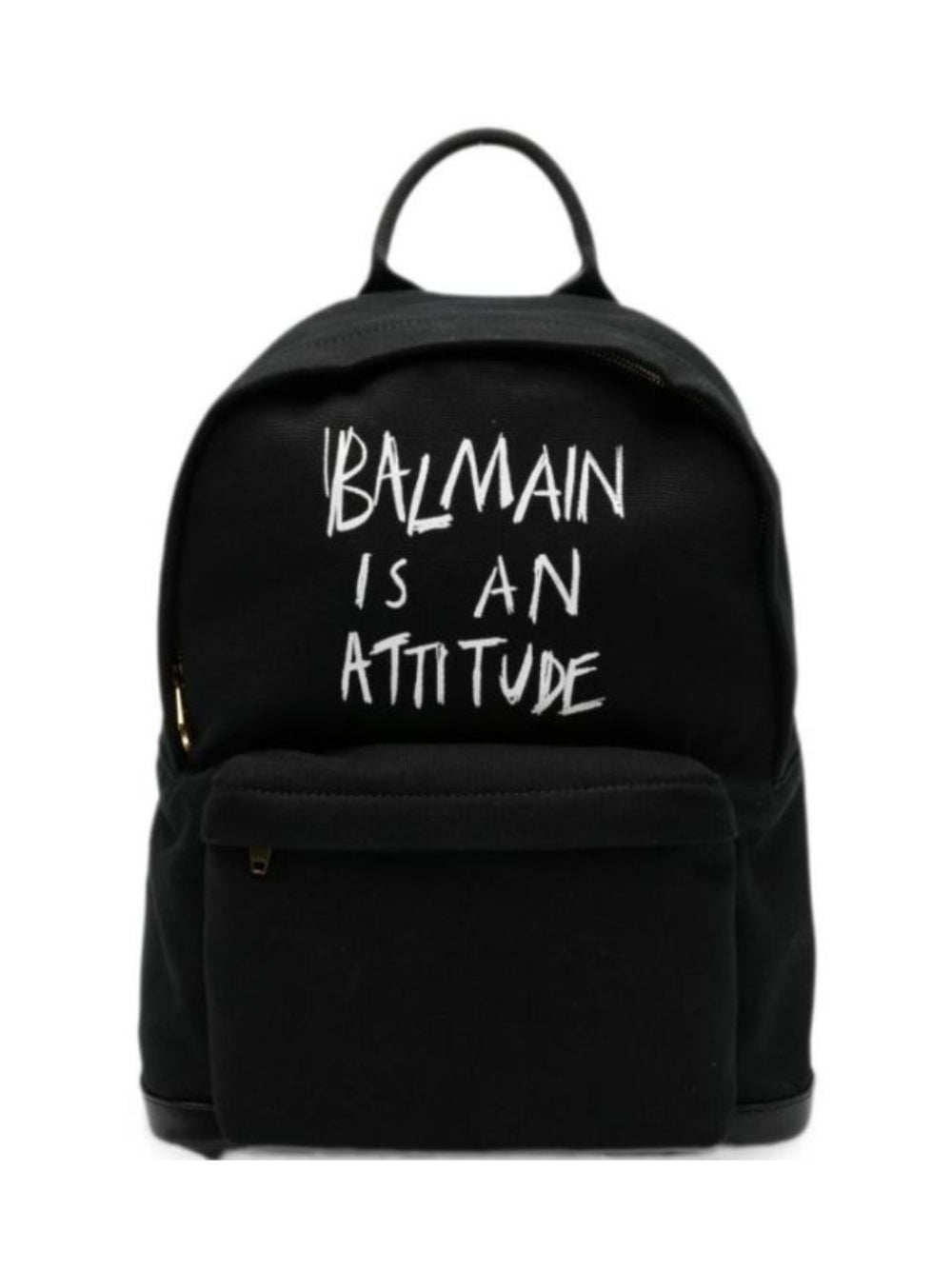 Zaino per bambini Balmain Kids nero con stampa grafica sul davanti BZ0I26 Z0042 930 BALMAIN KIDS 